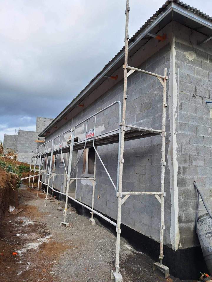 Réalisation des fondations et des structures porteuses